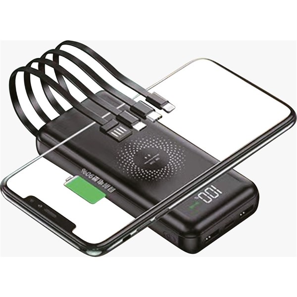 BATERIA PORTÁTIL GOLD 10000 MAH + WIRELESS CHARGER (BTE-17)