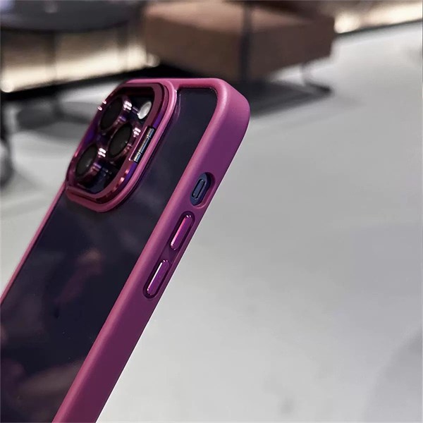 CAPA IPHONE BORDAS METALIZADA + PROTEÇÃO DE CÂMERA