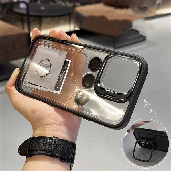 CAPA IPHONE BORDAS METALIZADA + PROTEÇÃO DE CÂMERA