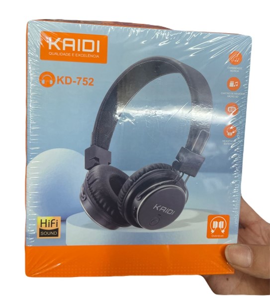 HEADPHONE BLUETOOTH HIFI KAIDI - (KD-752)