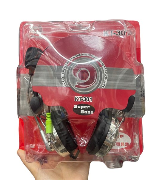 HEADPHONE P2 COM MICROFONE (HEADSET) P/ PC (KT-301)