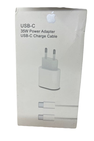 CARREGADOR COMPLETO IPHONE 35W(CABO USB-C + FONTE USB-C)