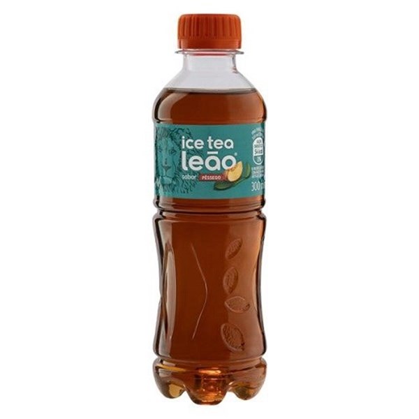 CHA PRETO ICE TEA PESSEGO LEAO GARRAFA 1L