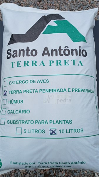 TERRA ADUBADA 10 LITROS SANTO ANTONIO