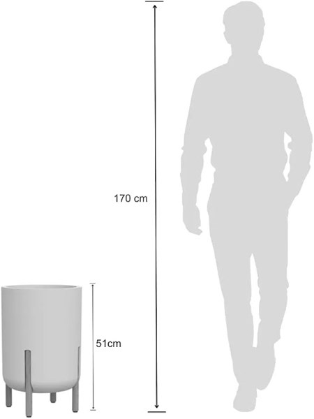 VASO CILINDRICO DECORE OFF-WHITE 34