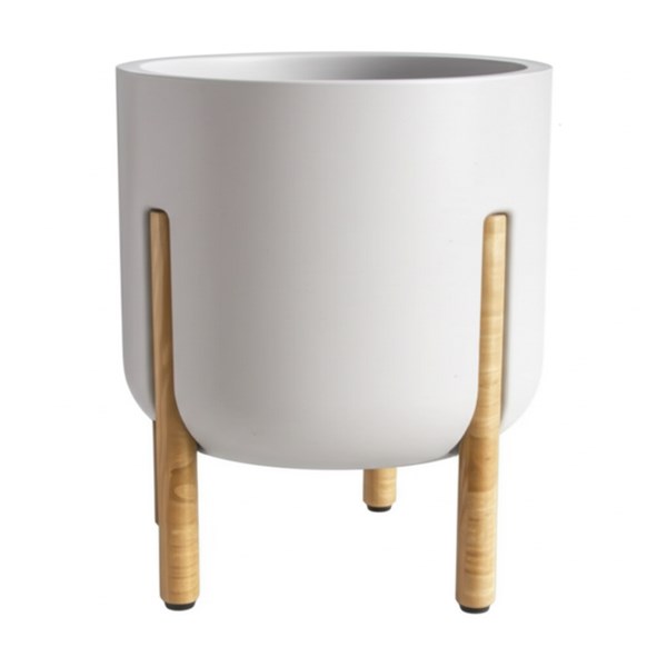 VASO CILINDRICO DECORE OFF-WHITE  33 JAPI