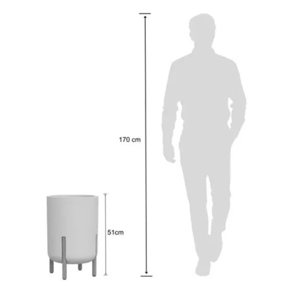 VASO CILINDRICO DECORE CHUMBO 34