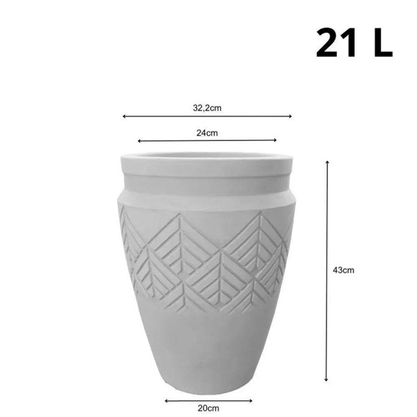 VASO TRIBO 32 - CIMENTO