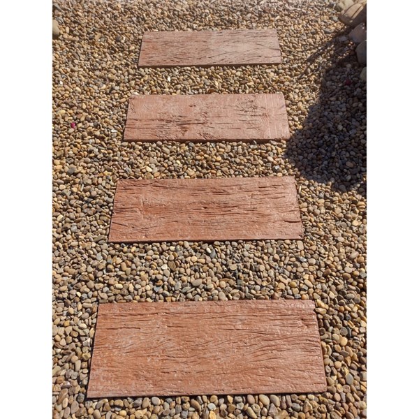 DORMENTE DE CONCRETO MARROM 80X 30X5 CM