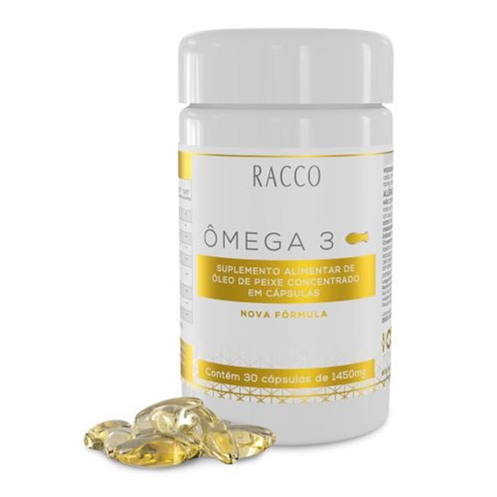 IOS ÔMEGA 3 RACCO COM 30 CÁPSULAS DE 1450MG Racco São Rafael