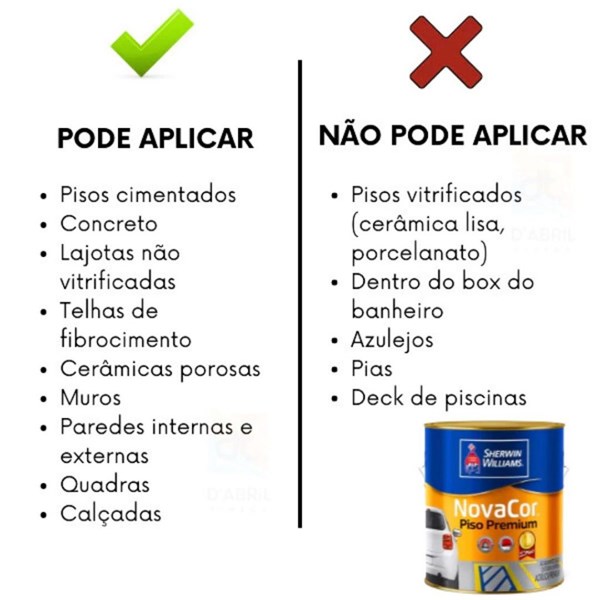 TINTA ACRÍLICA NOVACOR PISO BRANCO FOSCO 900ML              1/4-SHERWIN