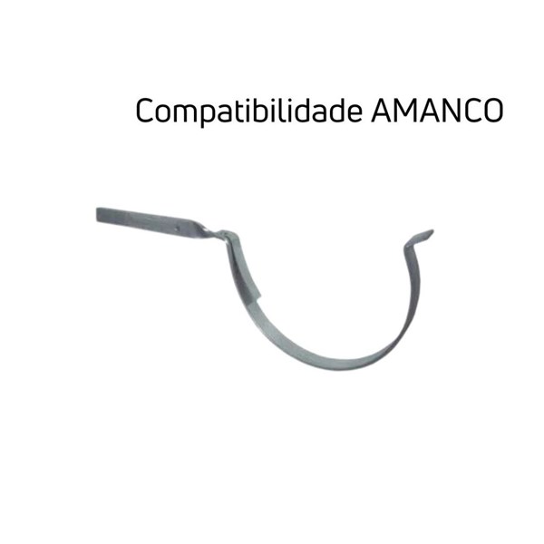 SUPORTE PARA CALHA  AMANCO 170MM TORCIDO ROSINOX