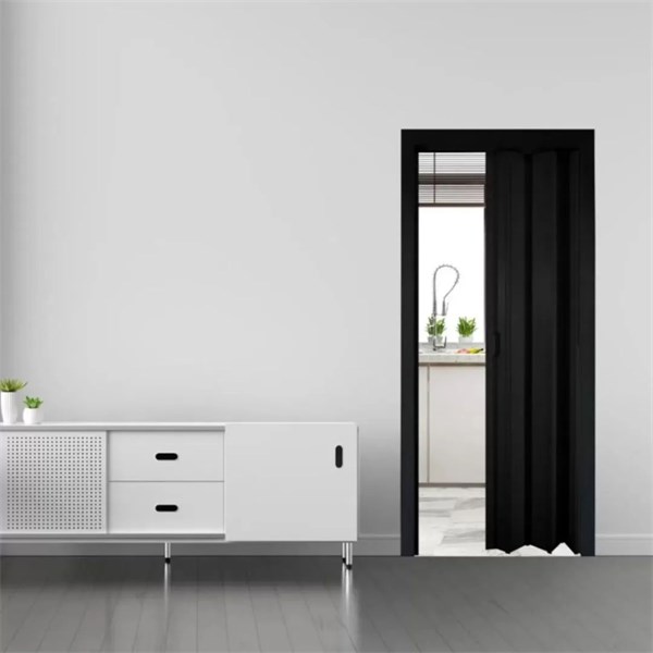 PORTA SANFONADA PVC PRETO 84CM X 2,10 PLASFLEX