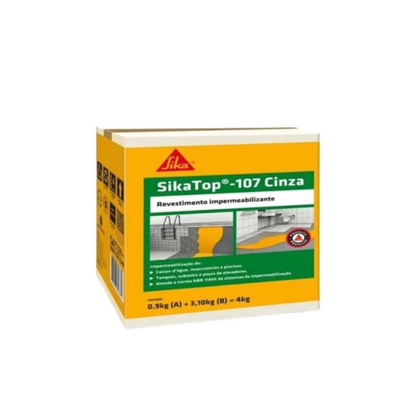 SIKA TOP 107 IMPERMEABILIZANTE CAIXA.4KG                   427868 SIKA