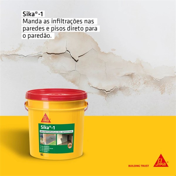 SIKA 1 IMPERMEABILIZANTE BALDE 18 LITROS                       427550 SIKA