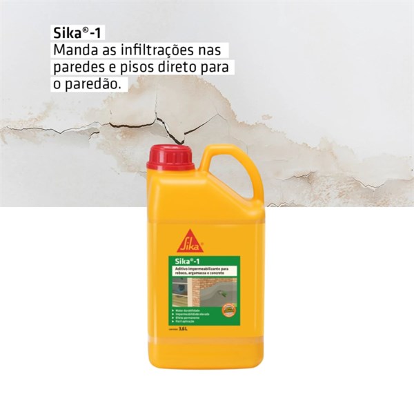SIKA 1 ADITIVO BOMBONA 3,6 LITROS               427979 SIKA