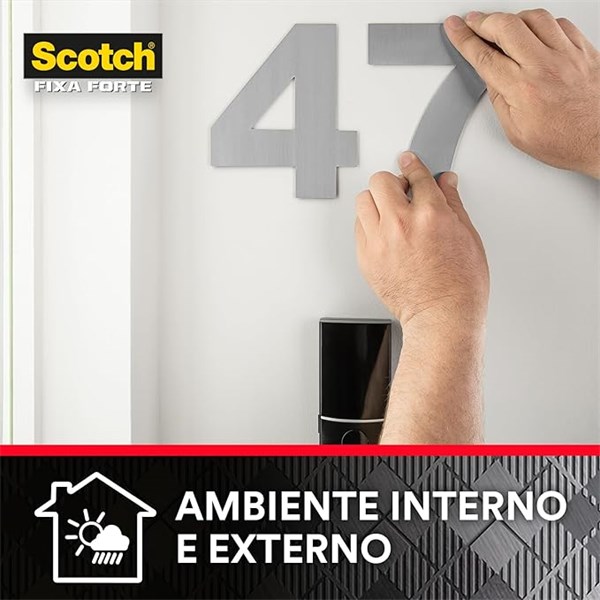 FITA DUPLA FACE SCOTCH FIXA FORTE EXTREMA 12mmx2,0m        3M