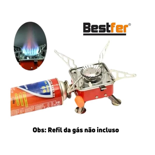 FOGAREIRO PORTATIL DOBRAVEL CAMPING VIAGEM BESTFER