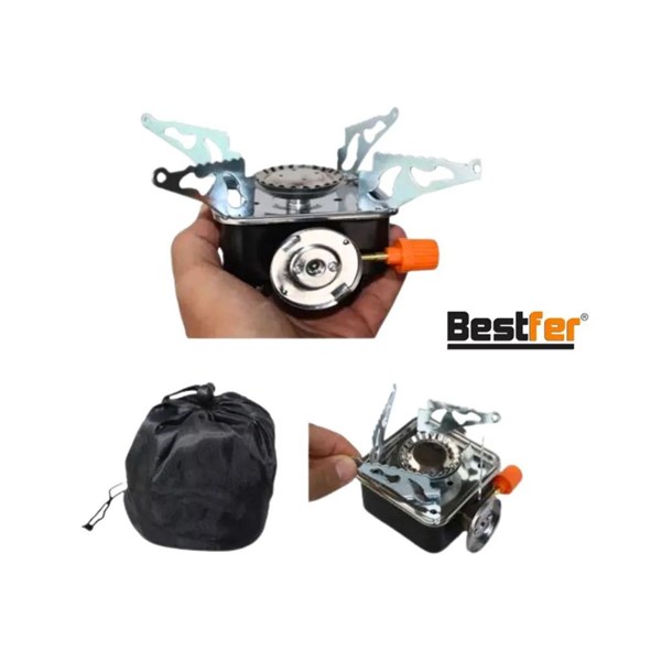 FOGAREIRO PORTATIL DOBRAVEL CAMPING VIAGEM BESTFER