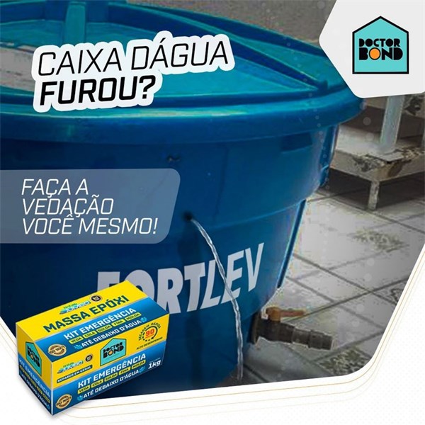 KIT EMERGENCIA MASSA EPOXI 250G DOCTOR BOND