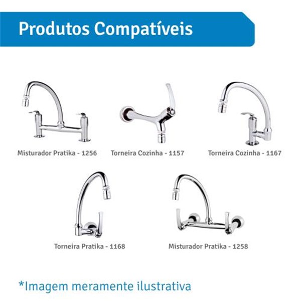 REPARO TORNEIRA ALAVANCA PRATIKA 4606 FABRIMAR