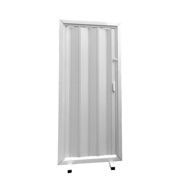 PORTA SANFONADA PVC 2,10x0,72CM BRANCA