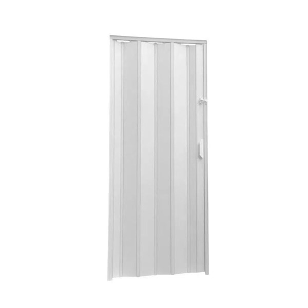 PORTA SANFONADA PVC 2,10x0,84CM BRANCA