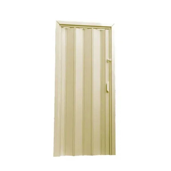 PORTA SANFONADA PVC 2,10x0,84CM BEGE