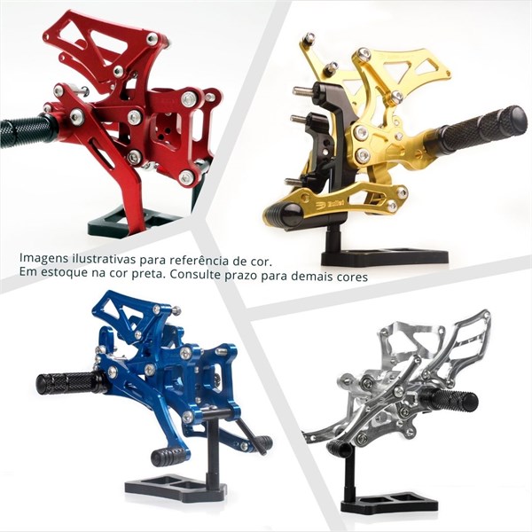 Sistema Pedaleiras reguláveis mod. SBK - CBR 600 RR [03-06]