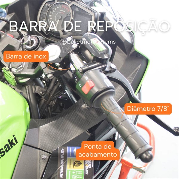 Barra Inox para reposição Semiguidões GP3 - 255mm