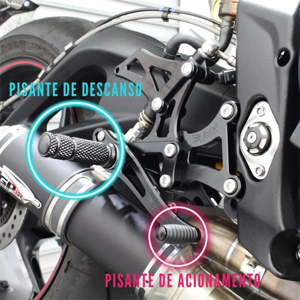 Pisante acionamento completo