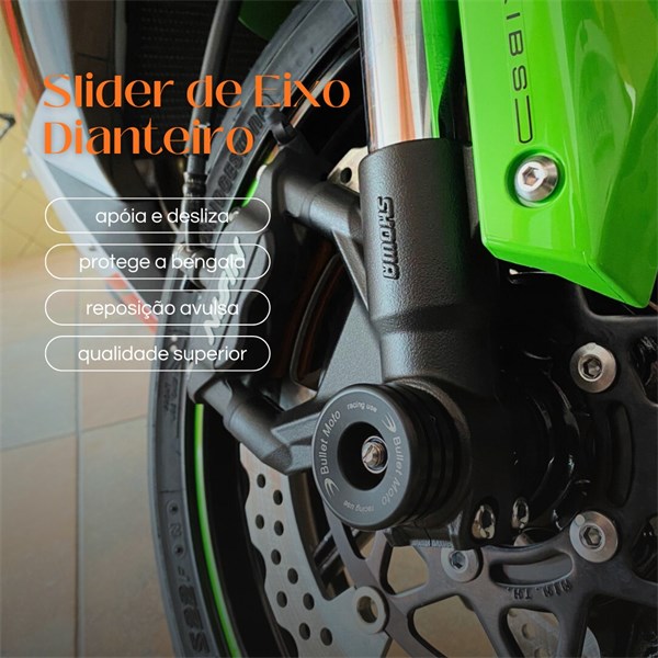 Slider eixo de roda dianteiro - Daytona 675 [09-12]