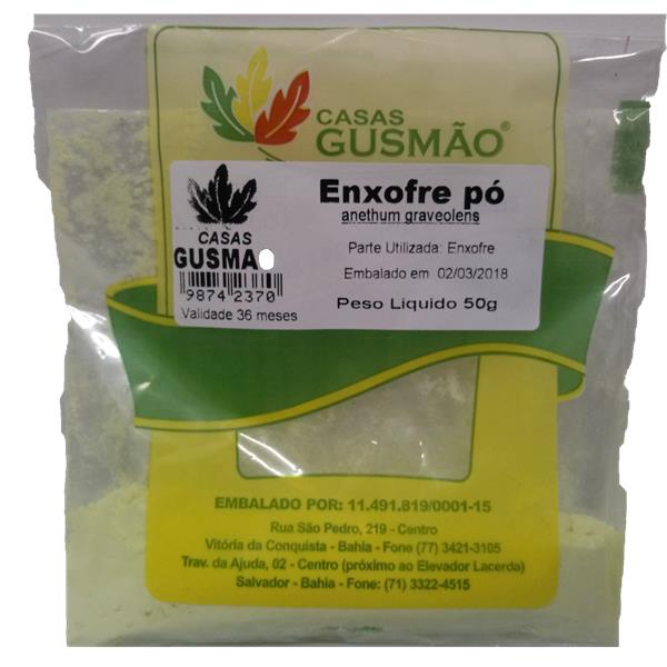 ENXOFRE EM PO 50G - GUSMÃO