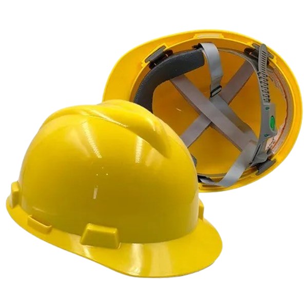 CAPACETE FRONTAL CARN BOTAO JUG TECIDO MSA VGARD //AMARELO  - CA 498