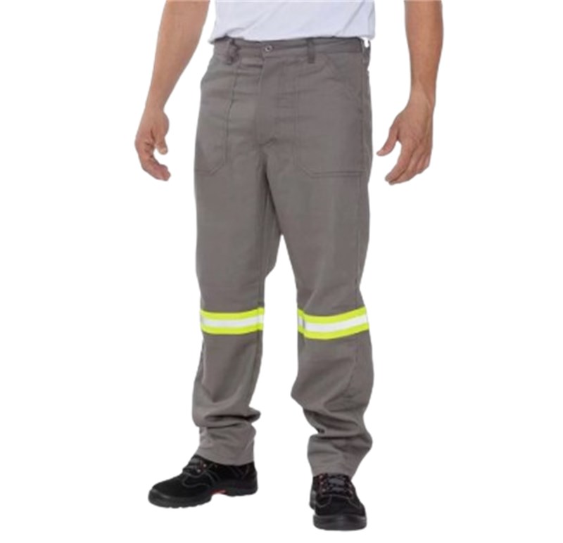 CALÇA 1/2 ELAS.REFLETIVO CINZA.MD. 4B (M) - LEDAN C.A. 43834