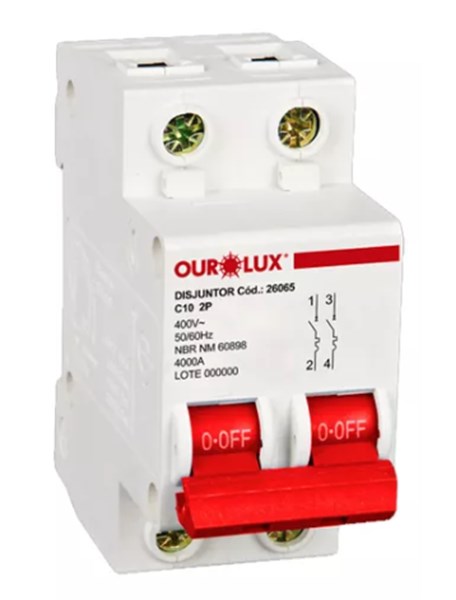 DISJUNTOR BIP 32A (C) - OUROLUX