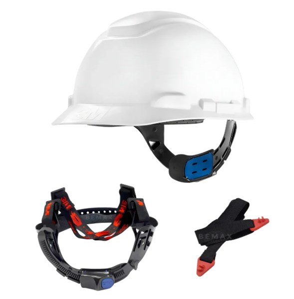 CAPACETE FRONTAL CARN SIMPLES JUG TECIDO BRANCO C.A 29638 - 3M