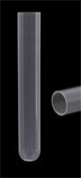 K30-1275PS - TUBO DE ENSAIO. TRANSPARENTE. 12 X 75 MM. 5 ML. PS. 1000 UN/PCT
