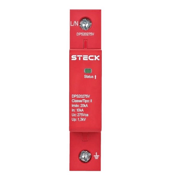 PROTETOR DE SURTO C/ CARTUCHO 20KA 275V CLASSE II DPS20275V STECK