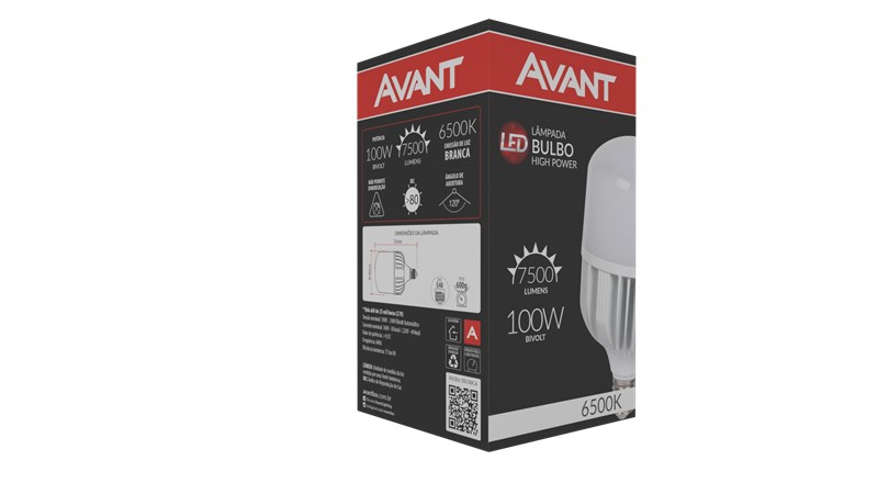 LAMPADA BULBO LED 100W E40 BIV 6500K AVANT