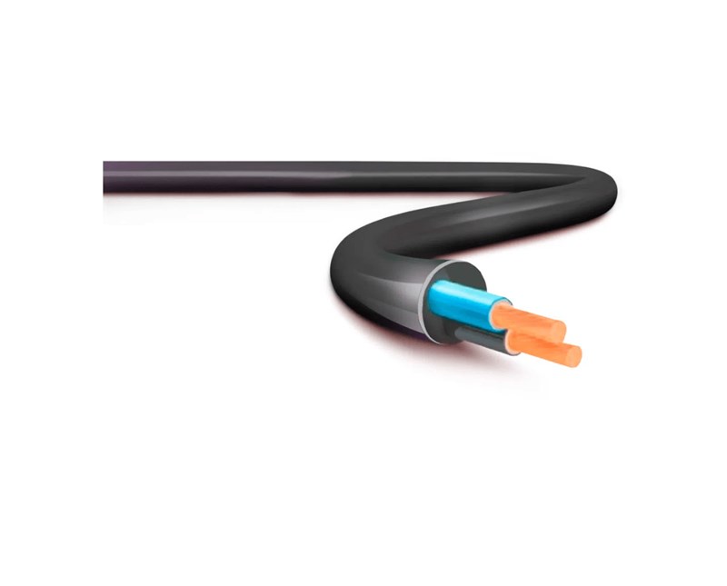 Cabo Flex PP 1 KV HEPR 90° 2x1,5mm Pt