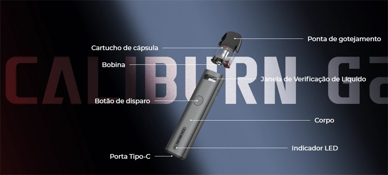 POD CALIBURN G2 ROSA/AZUL