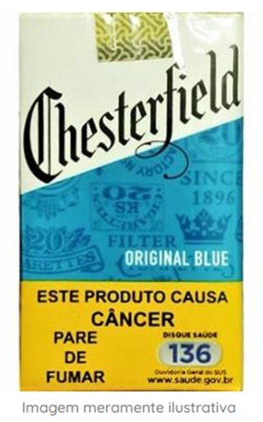 CIGARRO CHESTERFIELD ORIGINAL BLUE BOX 20UN