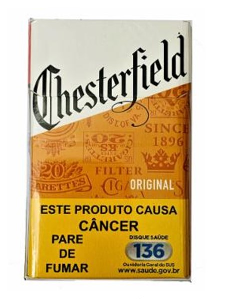 CIGARRO CHESTERFIELD ORIGINAL LABEL  BOX 20UN