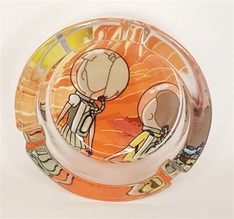 CINZEIRO VIDRO REDONDO