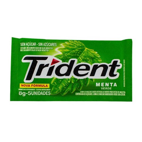 CHICLETE TRIDENT MENTA