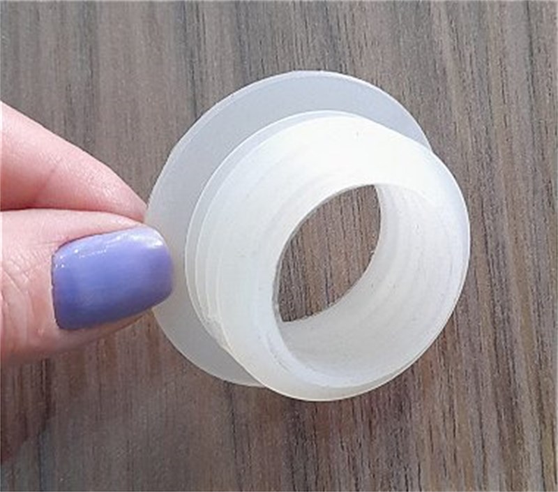 BORRACHA BASE MD GROSSA BRANCA