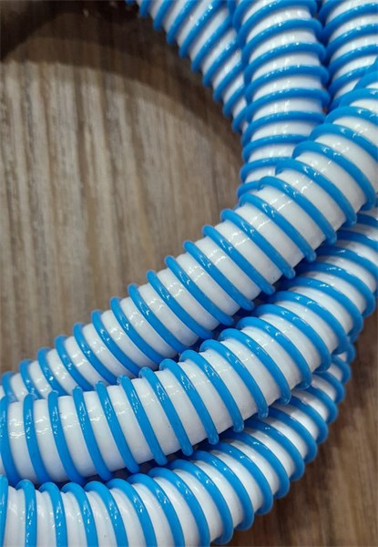 MANGUEIRA PLASTICA HELIX BRANCA AZUL