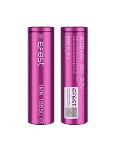 BATERIA EFEST 18650 300MHA 35A UNIDADE