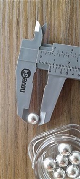 BOLINHA DE RESPIRO ALUMINIO 8MM UNIDADE